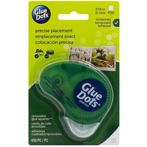 Simon Says Stamp! Glue Dots REMOVABLE GLUE SQUARES Green 23681