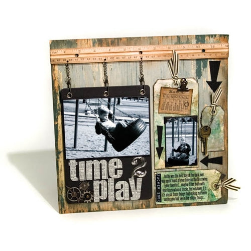 Simon Says Stamp! Tim Holtz Cling Rubber ATC Stamp TICKET COM007