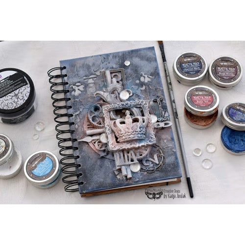 Simon Says Stamp! Prima Marketing OLD SILVER Finnabair Art Alchemy Metallique Wax 963996 | color-code:ALT2