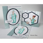 Simon Says Stamp! Art Impressions PROUD NURSE Clear Stamp Set 4899 | color-code:ALT1