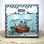 Simon Says Stamp! Art Impressions REEL GREAT GUYS Clear Stamp Set 4900 | color-code:ALT1