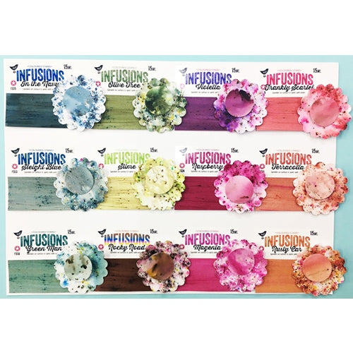 Simon Says Stamp! Paper Artsy FRANKLY SCARLET Infusions Colored Stain CS19