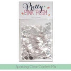 Simon Says Stamp! Pretty Pink Posh SPARKLING CLEAR CONFETTI MIX