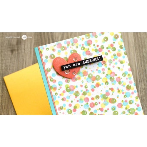 Simon Says Stamp! Altenew TINY BUBBLES Stencil ALT1632
