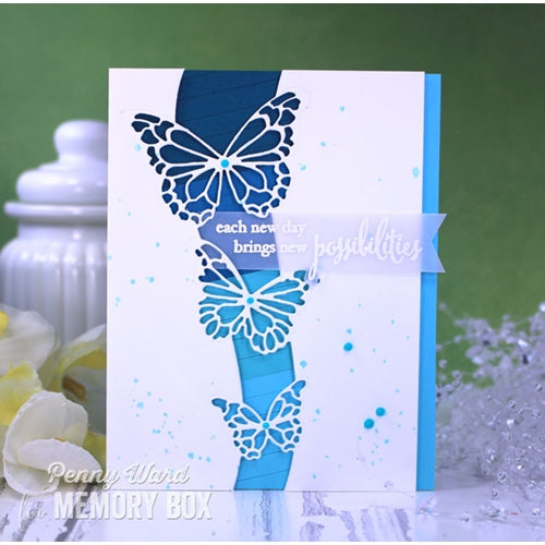 Simon Says Stamp! Memory Box BUTTERFLY SWELL Craft Die 99718