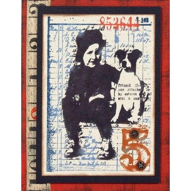 Simon Says Stamp! Tim Holtz Cling Rubber Stamps CLASSIC COLLAGES CMS041