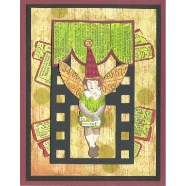 Simon Says Stamp! Tim Holtz Cling Rubber Stamps ADMIT ONE SET CMS003