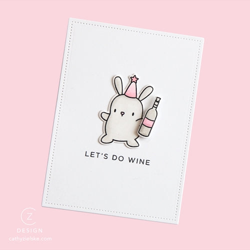 Simon Says Stamp! CZ Design Clear Stamps SIMPLE SENTIMENTS No. 1 CZ01