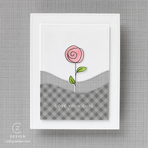 Simon Says Stamp! CZ Design Clear Stamps SIMPLE SENTIMENTS No. 1 CZ01