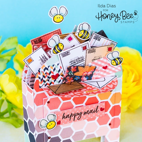 Simon Says Stamp! Honey Bee BUSY BEES Clear Stamp Set HBST-054 | color-code:ALT04