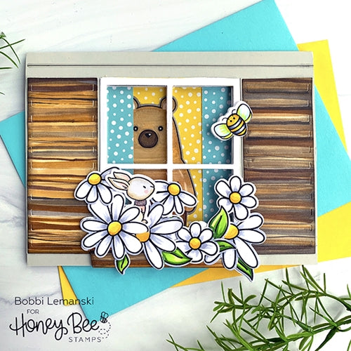 Simon Says Stamp! Honey Bee BUSY BEES Clear Stamp Set HBST-054 | color-code:ALTLOBEE02
