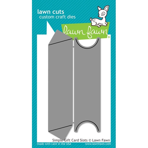 Simon Says Stamp! Lawn Fawn SIMPLE GIFT CARD SLOTS Lawn Cuts LF1440