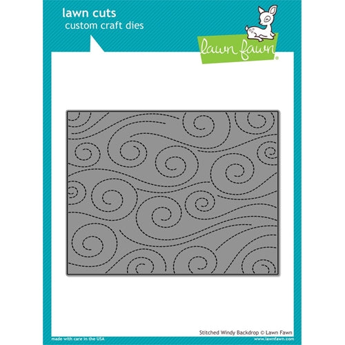 Simon Says Stamp! Lawn Fawn STITCHED WINDY BACKDROP Lawn Cuts LF1425