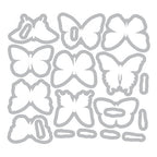 Simon Says Stamp! Tim Holtz Sizzix Framelits FLUTTER Wafer Thin Die Set 662269