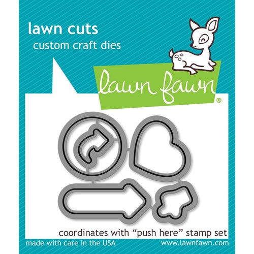 Simon Says Stamp! Lawn Fawn PUSH HERE Lawn Cuts LF1416