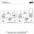 Simon Says Stamp! Lawn Fawn PUSH HERE Clear Stamps LF1415