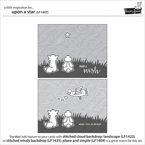 Simon Says Stamp! Lawn Fawn UPON A STAR Clear Stamps LF1407
