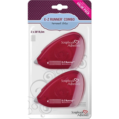 Simon Says Stamp! Scrapbook Adhesives EZ RUNNER COMBO Permanent Strips 01646