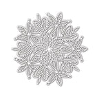 Simon Says Stamp! Simon Says Stamp Stencil HEART MANDALA SSST121393