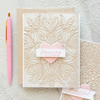 Simon Says Stamp! Simon Says Stamp Stencil HEART MANDALA SSST121393