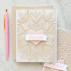 Simon Says Stamp! Simon Says Stamp Stencil HEART MANDALA SSST121393