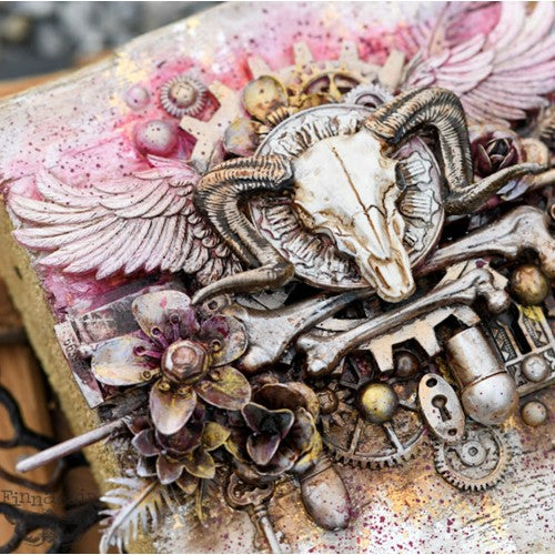 Simon Says Stamp! Prima Marketing METALLIQUE WHITE PEARL Art Alchemy Acrylic Paint 964436 | color-code:ALT905