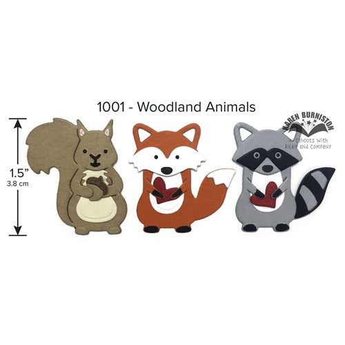 Simon Says Stamp! Karen Burniston WOODLAND ANIMALS Die Set 1001