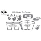 Simon Says Stamp! Karen Burniston FLOWER POT POP UP Die Set 1010