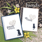 Simon Says Stamp! Newton's Nook Designs FURR-EVER FRIENDS Clear Stamp Set 20170601