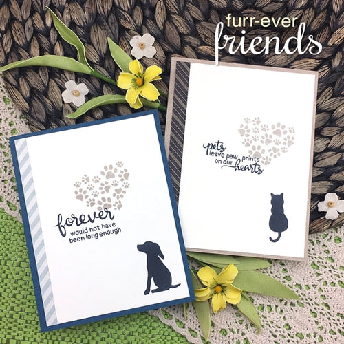 Simon Says Stamp! Newton's Nook Designs FURR-EVER FRIENDS Clear Stamp Set 20170601
