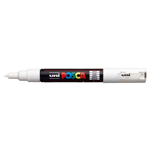 Uni POSCA EXTRA FINE WHITE Paint Marker PC1M