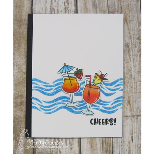 Simon Says Stamp! Newton's Nook Designs COCKTAIL MIXER Clear Stamp Set NN1707S02
