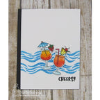 Simon Says Stamp! Newton's Nook Designs COCKTAIL MIXER Clear Stamp Set NN1707S02