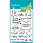 Simon Says Stamp! Lawn Fawn CHRISTMAS DREAMS Clear Stamps LF1466