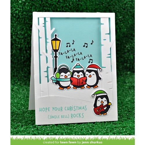 Simon Says Stamp! Lawn Fawn HERE WE GO A-WADDLING Clear Stamps LF1468