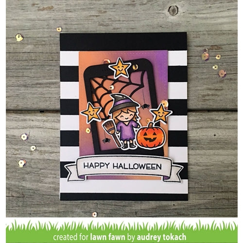 Simon Says Stamp! Lawn Fawn CUTE COBWEB Lawn Cuts LF1492