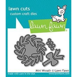 Simon Says Stamp! Lawn Fawn MINI WREATH Lawn Cuts LF1496