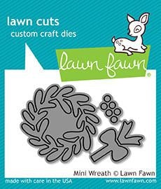 Simon Says Stamp! Lawn Fawn MINI WREATH Lawn Cuts LF1496