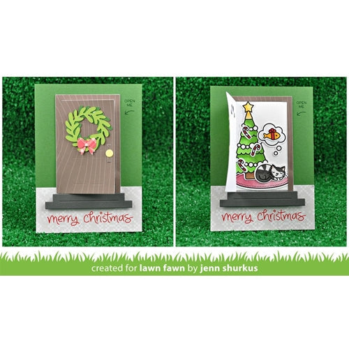 Simon Says Stamp! Lawn Fawn MINI WREATH Lawn Cuts LF1496
