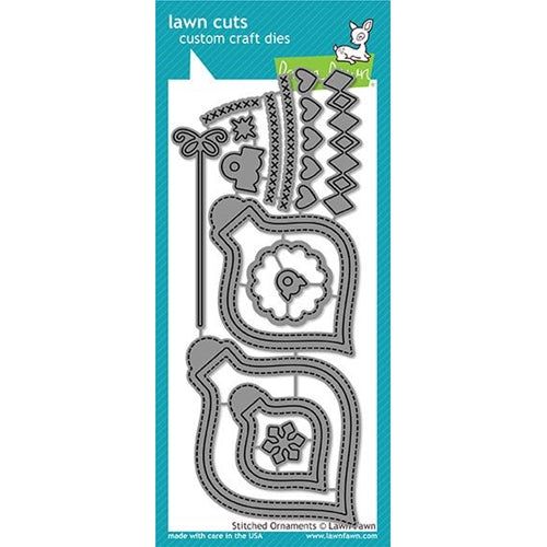 Simon Says Stamp! Lawn Fawn STITCHED ORNAMENTS Lawn Cuts LF1498
