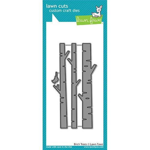 Simon Says Stamp! Lawn Fawn BIRCH TREES Lawn Cuts LF1500