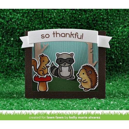 Simon Says Stamp! Lawn Fawn BIRCH TREES Lawn Cuts LF1500