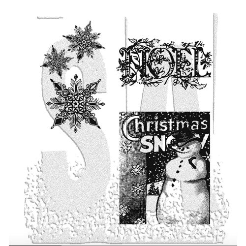 Simon Says Stamp! Tim Holtz Cling Rubber Stamps WINTER WONDER CMS033