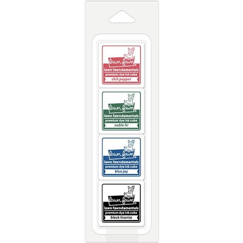 Simon Says Stamp! Lawn Fawn CHRISTMAS TREE LOT Premium Dye Ink Cube Pack LF1532
