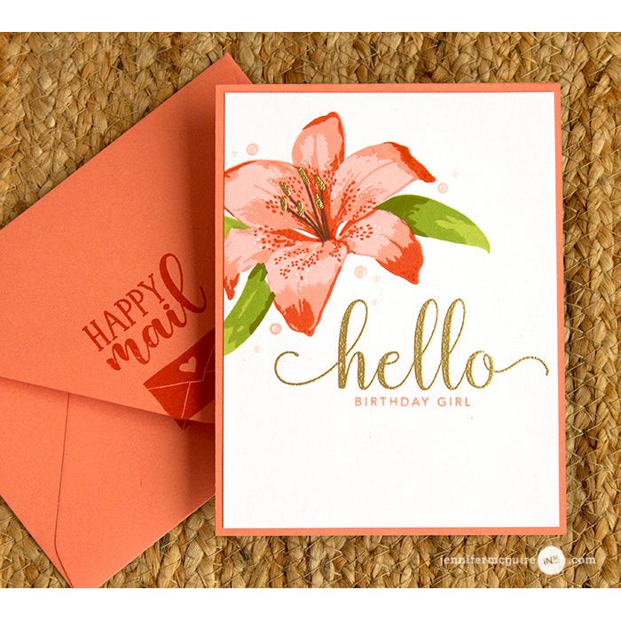 Simon Says Stamp! CZ Design Clear Stamps HELLO YOU CZ08