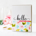 Simon Says Stamp! CZ Design Clear Stamps HELLO YOU CZ08