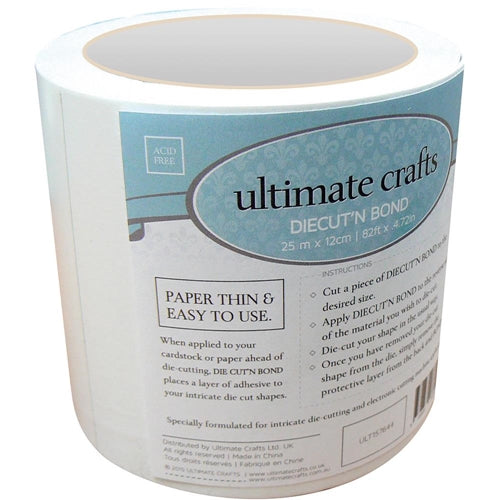 Ultimate Crafts Diecut'N Bond Double-Sided Tape Clear 4.72inX82ft