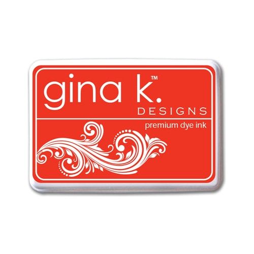 Simon Says Stamp! Gina K Designs LIPSTICK RED PREMIUM DYE Color Companions Ink Pad 0823