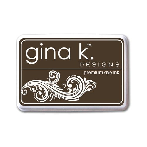 Simon Says Stamp! Gina K Designs CHARCOAL BROWN PREMIUM DYE Color Companions Ink Pad 0991