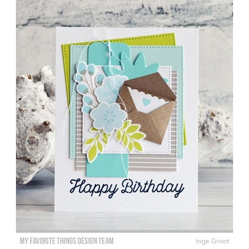 Simon Says Stamp! My Favorite Things BIG BIRTHDAY WISHES Clear Stamps CS211